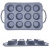 Cakesicq Silikónová forma na muffiny s pevným okrajom 37,5x22cm béžová Cakesicq Silikónová forma na muffiny s pevným okrajom 37,5x22cm béžová