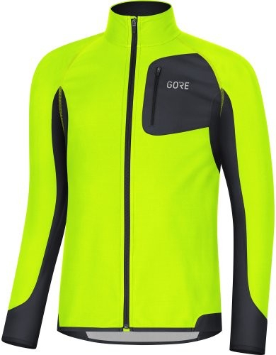 GORE R3 Partial Windstopper Shirt men neon