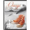 Blok College Orange/Red 15084/2b, A5, špirálový, linajkový, špirála na dlhej strane, papier 60g/m2, 80 listov Blok College Orange/Red 15084/2b, A5, špirálový, linajkový, špirála na dlhej strane, papier 60g/m2, 80 listov