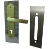 ochranný plech pod dvernú kľučku, šírka 100mm, nerez lesk ochranný plech pod dvernú kľučku, šírka 100mm, nerez lesk