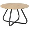 Unique Furniture Cesura Okrúhly jedálenský stôl s doskou v dubovom dekore v prírodnej farbe 120 cm Unique Furniture Cesura Okrúhly jedálenský stôl s doskou v dubovom dekore v prírodnej farbe 120 cm