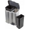 Keeeper Kôš na triedenie odpadu, dvojkomorový smetný kôš Gunar 22 L