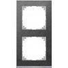 Schneider Electric Merten M-Pure Decor dvojitý rámik bridlica/hliník MTN4020-3669 Schneider Electric Merten M-Pure Decor dvojitý rámik bridlica/hliník MTN4020-3669