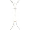 Rauman Stojanový vešiak Nikolas, biela Rauman Stojanový vešiak Nikolas, biela