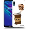 Púzdro Picasee silikónové Huawei Y6 2019 - Cute coffee čiré