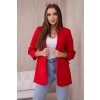 Kesi sako 9709 s elegantnou klopou Červená