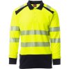 Payper ROAD WINTER Reflexná polokošeľa Fluorescent yellow-Navy blue XS Payper ROAD WINTER Reflexná polokošeľa Fluorescent yellow-Navy blue XS