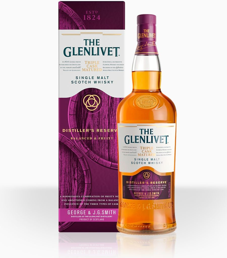 The Glenlivet Distiller\'s Reserve Triple Cask Matured 40% 1 l (kartón)