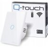 Adelid 1-dotykový sklenený vypínač Q·touch | na WiFi a diaľkové ovládanie | biely Adelid 1-dotykový sklenený vypínač Q·touch | na WiFi a diaľkové ovládanie | biely