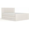 Béžová boxspring posteľ s úložným priestorom 140x200 cm Bergamo – Maison de Rêve Béžová boxspring posteľ s úložným priestorom 140x200 cm Bergamo – Maison de Rêve