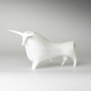 VEĽKÝ BÝK 33,5 x 10,5 x 24,5 cm BIELÝ Český porcelán Dubí VEĽKÝ BÝK 33,5 x 10,5 x 24,5 cm BIELÝ Český porcelán Dubí