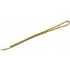 Straight ball-less hair grip - 40 mm 100 ks farba Gold