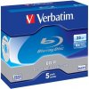 VERBATIM BD-R SL(5-pack) Blue-Ray/Jewel/6x/25GB VERBATIM BD-R SL(5-pack) Blue-Ray/Jewel/6x/25GB