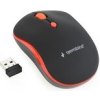 GEMBIRD Myš MUSW-4B-03-R, černo-červená, bezdrátová, USB nano receiver GEMBIRD Myš MUSW-4B-03-R, černo-červená, bezdrátová, USB nano receiver