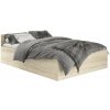 Posteľ s roštom 120x200 cm, sonoma Posteľ s roštom 120x200 cm, sonoma