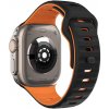AppleMix Remienok KALEBOL pre Apple Watch 49 mm / 46 mm / 45 mm / 44 mm / 42 mm - silikónový - čierny / oranžový AppleMix Remienok KALEBOL pre Apple Watch 49 mm / 46 mm / 45 mm / 44 mm / 42 mm - silikónový - čierny / oranžový