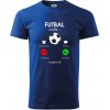 Futbal volá - Klasické pánske tričko vyššej gramáže - XL ( Kráľovská modrá ) Futbal volá - Klasické pánske tričko vyššej gramáže - XL ( Kráľovská modrá )