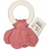 Tikiri Hryzátko z prírodnej gumy a bio bavlny (Dusty Pink) Tikiri Hryzátko z prírodnej gumy a bio bavlny (Dusty Pink)