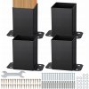 VEVOR Základňa stĺpika 96x140x163MM 4KS Konzoly Odolné kotvy VEVOR Základňa stĺpika 96x140x163MM 4KS Konzoly Odolné kotvy