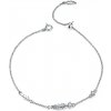 OLIVIE strieborný náramok PIERKO 4478