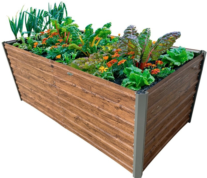 Garden King Vyvýšený záhon Agro Bed 200 x 77 x 100 cm 3D design drevo kov BZV24