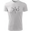 Caffeine molekuly - Pánske tričko Fantasy športové - 3XL ( Biela ) Caffeine molekuly - Pánske tričko Fantasy športové - 3XL ( Biela )