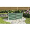 Vyvýšený záhon Vitavia Linus 858 96,2x187,7x86 cm plechový zelený/hliník Vyvýšený záhon Vitavia Linus 858 96,2x187,7x86 cm plechový zelený/hliník