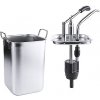 Čtvercový dávkovač s pumpičkou 5 l | CONTACTO, 3065/050 inox Čtvercový dávkovač s pumpičkou 5 l | CONTACTO, 3065/050 inox