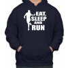 Fajntričko Bežecká mikina - Eat, sleep and run, Farba tmavo modrá, Strih/ Variant Pánsky/UNISEX Fajntričko Bežecká mikina - Eat, sleep and run, Farba tmavo modrá, Strih/ Variant Pánsky/UNISEX
