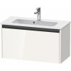 DURAVIT Ketho 2 závesná skrinka pod umývadlo Compact, 1 zásuvka, 810 x 390 x 440 mm, biela vysoký lesk, K25056022220000 DURAVIT Ketho 2 závesná skrinka pod umývadlo Compact, 1 zásuvka, 810 x 390 x 440 mm, biela vysoký lesk, K25056022220000