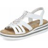 Dámske sandále RIEKER V0240-80 biela S6 40 Dámske sandále RIEKER V0240-80 biela S6 40