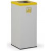 Alfa 3 Kôš na triedený odpad 50 l, stojan na odpadkové vrecia, sivá/žltá Alfa 3 Kôš na triedený odpad 50 l, stojan na odpadkové vrecia, sivá/žltá