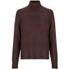 MICHAEL Michael Kors Svetre SOLID TNK EASY SWEATER Hnedá MICHAEL Michael Kors Svetre SOLID TNK EASY SWEATER Hnedá
