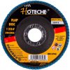 Kotúč brúsny lamelový zirkón modrý 115 mm P120 HOTECHE HT550410 Kotúč brúsny lamelový zirkón modrý 115 mm P120 HOTECHE HT550410