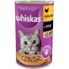 WHISKAS vlhké krmivo pre mačky s kuracím mäsom v omáčke, konzerva 400 g WHISKAS vlhké krmivo pre mačky s kuracím mäsom v omáčke, konzerva 400 g