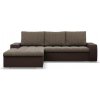 Rohová rozkladacia sedačka AURORA ľavá hnedá / cappuccino Rohová rozkladacia sedačka AURORA ľavá hnedá / cappuccino