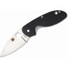 Spyderco C216GP Efficient Plain vreckový nôž 7,6 cm, čierna, G10 Spyderco C216GP Efficient Plain vreckový nôž 7,6 cm, čierna, G10