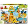 Stavebnica LEGO DUPLO Stavenisko 3 v 1 s vozidlami 84 dielikov Stavebnica LEGO DUPLO Stavenisko 3 v 1 s vozidlami 84 dielikov