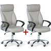 Kancelárske kreslo DERRY 1+1 ZADARMO, sivá Kancelárske kreslo DERRY 1+1 ZADARMO, sivá