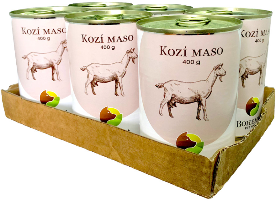 Bohemia Kozie mäso vo vlastnej šťave 400 g