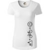 Hory bicykel úsmev - Dámske tričko z organickej bavlny Origin (GOTS) - M ( Biela ) Hory bicykel úsmev - Dámske tričko z organickej bavlny Origin (GOTS) - M ( Biela )