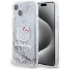 Hello Kitty Liquid Glitter Electroplating Head Logo Zadný Kryt pre iPhone 13, priehľadná Hello Kitty Liquid Glitter Electroplating Head Logo Zadný Kryt pre iPhone 13, priehľadná