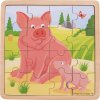Bigjigs Toys puzzle - Prasátko se selátkem Bigjigs Toys puzzle - Prasátko se selátkem