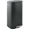 Spirella pedálový odpadkový kôš AKIRA matná šedá oceľ soft-close 50 L 10.21570 Spirella pedálový odpadkový kôš AKIRA matná šedá oceľ soft-close 50 L 10.21570