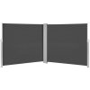 MultiGarden AW-012 Dvojitá bočná markíza 300×300×180 cm, antracitová MultiGarden AW-012 Dvojitá bočná markíza 300×300×180 cm, antracitová