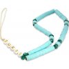 Púzdro Guess prívesok GUSTPEARP Phone Strap modré Heishi Beads Púzdro Guess prívesok GUSTPEARP Phone Strap modré Heishi Beads