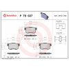BREMBO Sada brzdových platničiek kotúčovej brzdy P79027 BREMBO Sada brzdových platničiek kotúčovej brzdy P79027