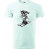 Ski kostra - Klasické pánske tričko vyššej gramáže - 2XL ( Frost ) Ski kostra - Klasické pánske tričko vyššej gramáže - 2XL ( Frost )