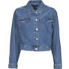 Pieces Džínsové bundy PCTESSIE LS DNM JACKET MB873 Modrá Pieces Džínsové bundy PCTESSIE LS DNM JACKET MB873 Modrá