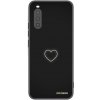 Picasee silikónový čierny obal pre Sony Xperia 10 II - Heart Picasee silikónový čierny obal pre Sony Xperia 10 II - Heart